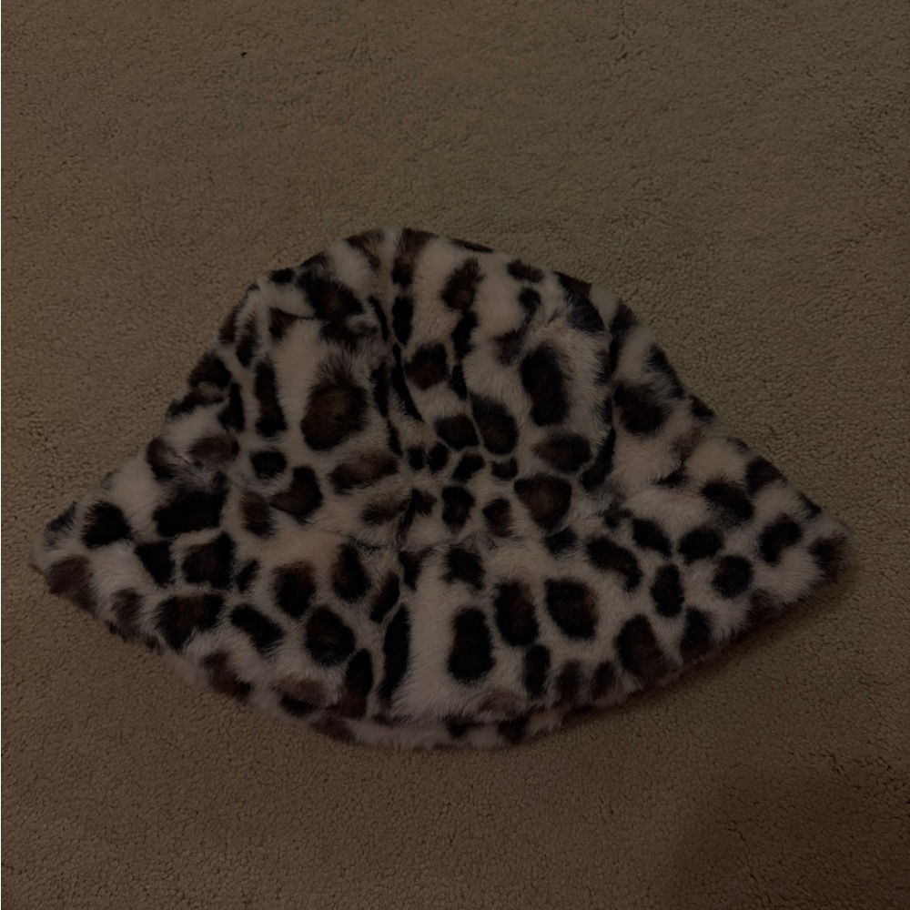 Urban Outfitters Leopard Print Bucket Hat